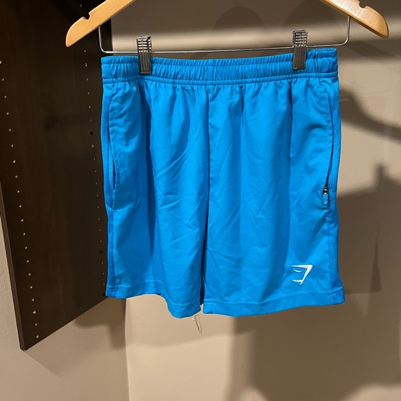 Gymshark Pants - Gymshark Blue Performance Athletic Shorts